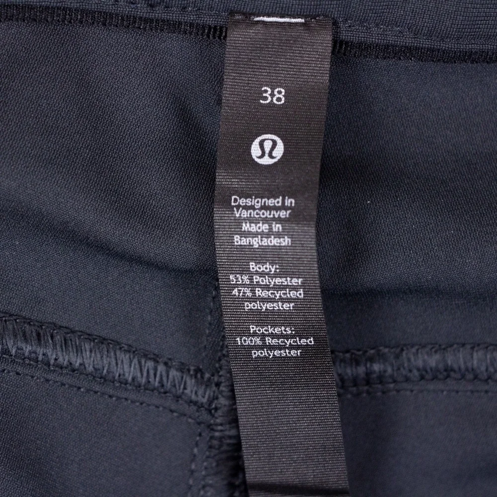 Lululemon ABC Pant Classic Fit Mens 38x34 Gray Warpstream Performance Trousers